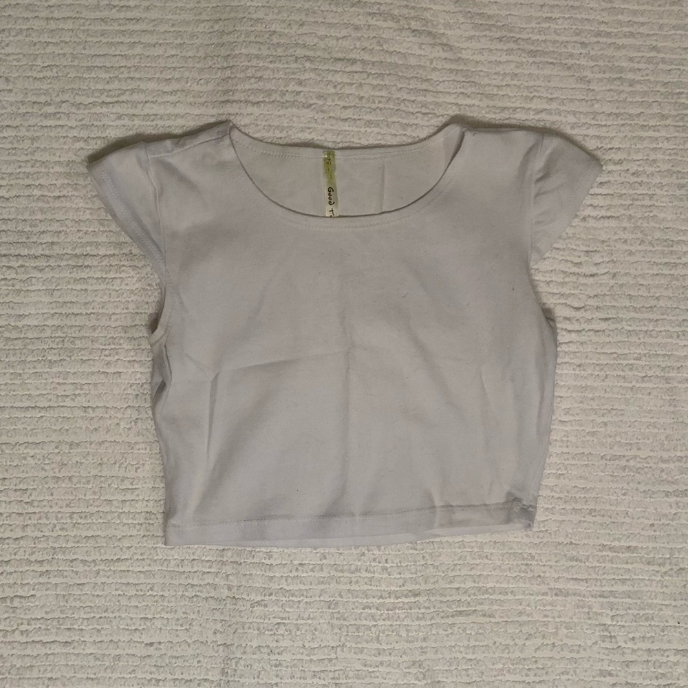 Good Time | White Crop Top